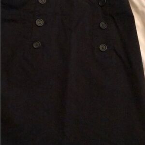 The Limited Black Double-Button Pencil Skirt